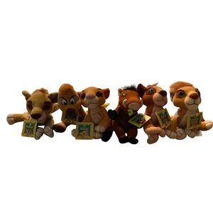 Disney Lion King 2 Simbas Pride 1998 Plush Kovu Kiara Vitani Nuka Timon Pumbaa